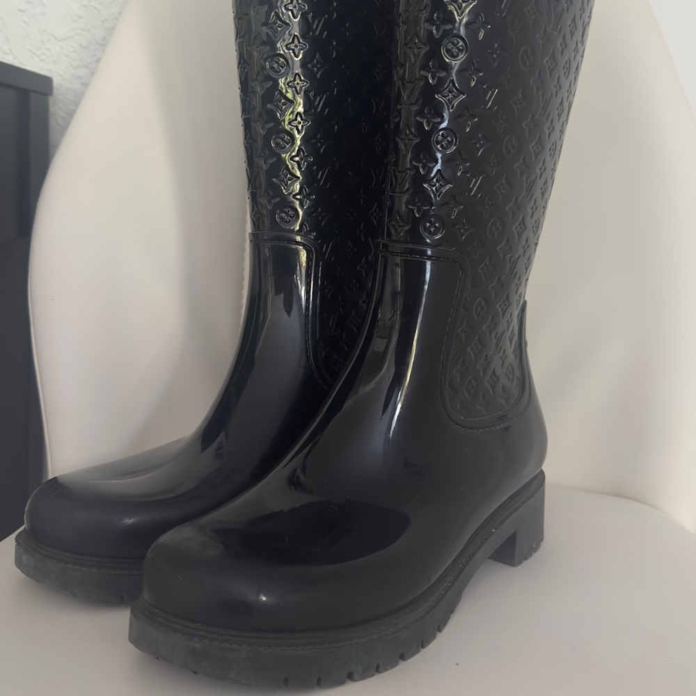 Louis Vuitton Women's Monogram Rubber Boots